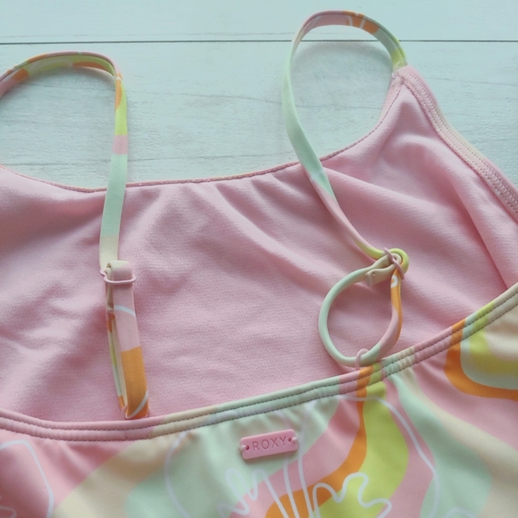 ROXY NEW girls Hibiscus Revo One Piece Swimsuit - Picture 7 of 8